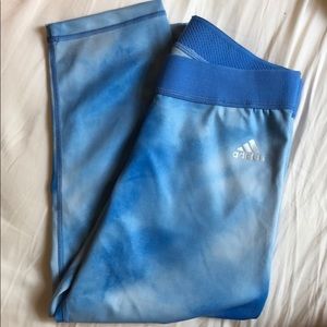 Adidas Techfit Leggings in Sky Blue